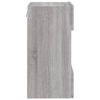TV-seinäkaapit LED-valoilla 2 kpl harmaa Sonoma 40x30x60,5 cm