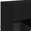 TV-seinäkaappi LED-valoilla musta 58,5x30x60,5 cm