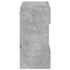 TV-seinäkaappi LED-valoilla betoninharmaa 58,5x30x60,5 cm