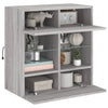 TV-seinäkaappi LED-valoilla harmaa Sonoma 58,5x30x60,5 cm
