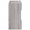 TV-seinäkaappi LED-valoilla harmaa Sonoma 58,5x30x60,5 cm