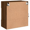 TV-seinäkaappi LED-valoilla ruskea tammi 58,5x30x60,5 cm