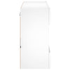 TV-seinäkaappi LED-valoilla valkoinen 78,5x30x60,5 cm