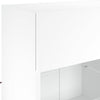 TV-seinäkaappi LED-valoilla valkoinen 78,5x30x60,5 cm