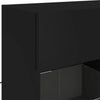 TV-seinäkaappi LED-valoilla musta 78,5x30x60,5 cm