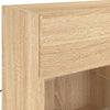 TV-seinäkaappi LED-valoilla Sonoma-tammi 78,5x30x60,5 cm