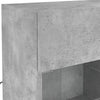 TV-seinäkaappi LED-valoilla betoninharmaa 78,5x30x60,5 cm