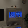 TV-seinäkaappi LED-valoilla harmaa Sonoma 78,5x30x60,5 cm