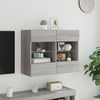 TV-seinäkaappi LED-valoilla harmaa Sonoma 78,5x30x60,5 cm
