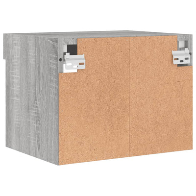 Harmaa yöpöydät led-valoilla seinäkiinnitettävät Vladislava (2 kpl sonoma)