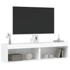 TV-tasot LED-valoilla 2 kpl valkoinen 60x30x30 cm