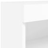 TV-tasot LED-valoilla 2 kpl valkoinen 60x30x30 cm