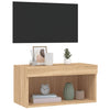 TV-taso LED-valoilla Sonoma-tammi 60x30x30 cm