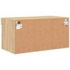 TV-taso LED-valoilla Sonoma-tammi 60x30x30 cm