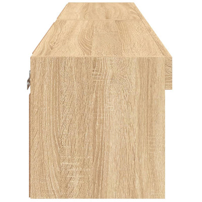 Sonoma-tammi tv-tasot led-valoilla Vladislava 60x30x30cm (2 kpl)