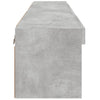 TV-tasot LED-valoilla 2 kpl betoninharmaa 60x30x30 cm