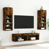 TV-tasot LED-valoilla 2 kpl savutammi 60x30x30 cm