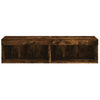 TV-tasot LED-valoilla 2 kpl savutammi 60x30x30 cm