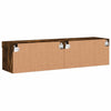 TV-tasot LED-valoilla 2 kpl savutammi 60x30x30 cm