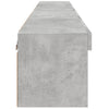 TV-tasot LED-valoilla 2 kpl betoninharmaa 80x30x30 cm