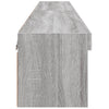 TV-tasot LED-valoilla 2 kpl harmaa Sonoma 80x30x30 cm