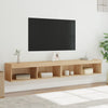 TV-tasot LED-valoilla 2 kpl Sonoma-tammi 100x30x30 cm