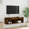TV-taso LED-valoilla savutammi 100x30x30 cm