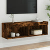 TV-taso LED-valoilla savutammi 100x30x30 cm