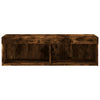 TV-taso LED-valoilla savutammi 100x30x30 cm