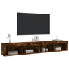 TV-tasot LED-valoilla 2 kpl savutammi 100x30x30 cm