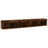 TV-tasot LED-valoilla 2 kpl savutammi 100x30x30 cm