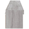 TV-tasot LED-valoilla 2 kpl harmaa Sonoma 100x30x30 cm