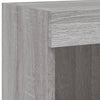 TV-tasot LED-valoilla 2 kpl harmaa Sonoma 100x30x30 cm