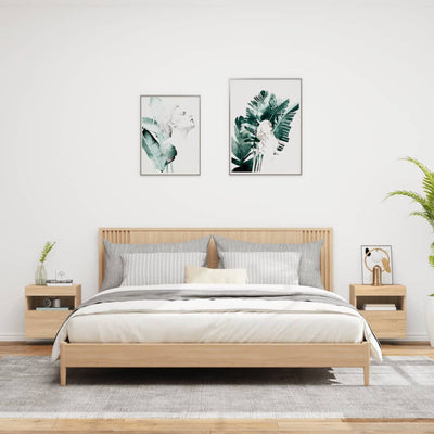TV-seinäkaapit LED-valoilla 2 kpl Sonoma-tammi 40x30x40 cm