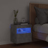 TV-seinäkaappi LED-valoilla betoninharmaa 40x30x40 cm
