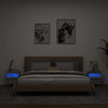 TV-seinäkaapit LED-valoilla 2 kpl harmaa Sonoma 40x30x40 cm