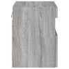 TV-seinäkaapit LED-valoilla 2 kpl harmaa Sonoma 40x30x40 cm