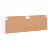TV-seinäkaapit LED-valoilla 2 kpl valkoinen 60x30x40 cm