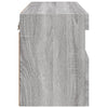 TV-seinäkaappi LED-valoilla harmaa Sonoma 60x30x40 cm