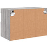 TV-seinäkaappi LED-valoilla harmaa Sonoma 60x30x40 cm