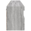 TV-seinäkaapit LED-valoilla 2 kpl harmaa Sonoma 60x30x40 cm