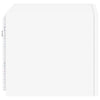TV-seinäkaapit LED-valoilla 2 kpl valkoinen 30,5x35x30 cm