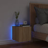 TV-seinäkaappi LED-valoilla Sonoma-tammi 30,5x35x30 cm