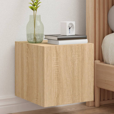 Sonoma-tammi tv-seinäkaapit Genutu 30,5x35x30cm (2 kpl)