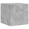 TV-seinäkaappi LED-valoilla betoninharmaa 30,5x35x30 cm