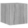 TV-seinäkaappi LED-valoilla harmaa Sonoma 30,5x35x30 cm