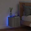 TV-seinäkaappi LED-valoilla harmaa Sonoma 30,5x35x30 cm
