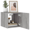 TV-seinäkaappi LED-valoilla harmaa Sonoma 30,5x35x30 cm