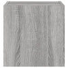 TV-seinäkaappi LED-valoilla harmaa Sonoma 30,5x35x30 cm