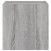 TV-seinäkaapit LED-valoilla 2 kpl harmaa Sonoma 30,5x35x30 cm